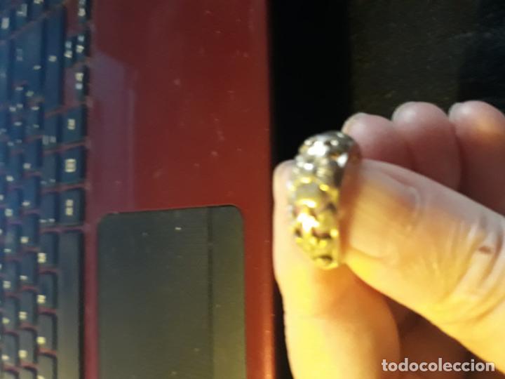 Joyeria: ANILLO CON FLOR DE PLATA MARCADA DE 925 ml Y 5,07 gr - Foto 1