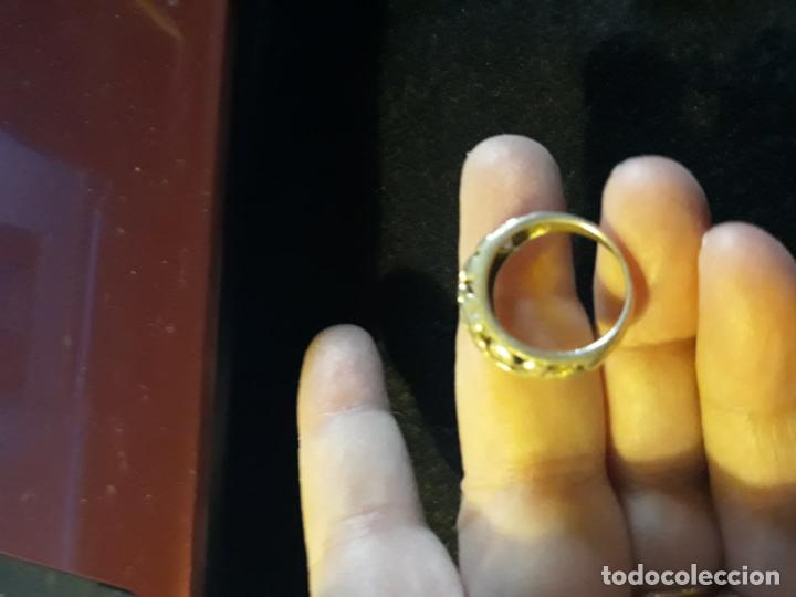 Joyeria: ANILLO CON FLOR DE PLATA MARCADA DE 925 ml Y 5,07 gr - Foto 4