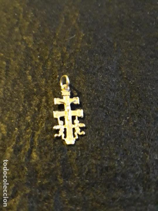 Joyeria: CRUZ DE CARAVACA EN PLATA DE 2,5 x 1 cm - Foto 3