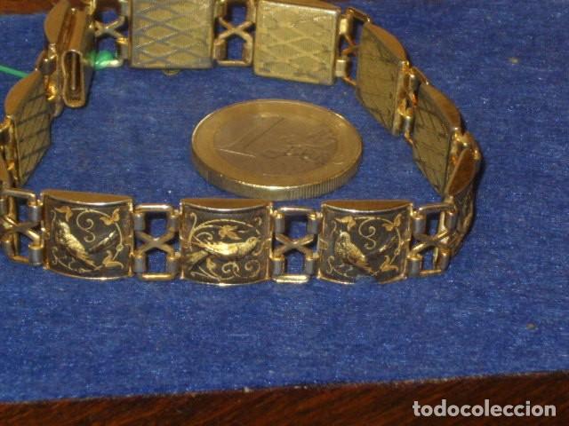 Joyeria: ANTIGUA PULSERA DAMASQUINADA,TOLEDO. - Foto 3