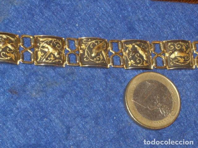 Joyeria: ANTIGUA PULSERA DAMASQUINADA,TOLEDO. - Foto 5