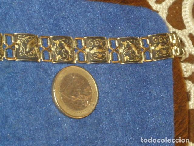 Joyeria: ANTIGUA PULSERA DAMASQUINADA,TOLEDO. - Foto 6