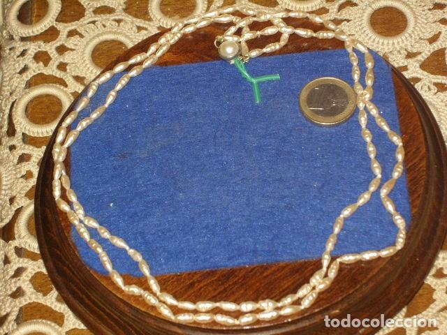 Joyeria: COLLAR DE PERLAS DE RIO DOBLE,A&Ntilde;OS 70. - Foto 1