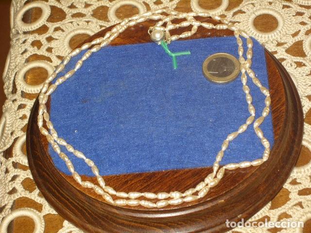 Joyeria: COLLAR DE PERLAS DE RIO DOBLE,A&Ntilde;OS 70. - Foto 4
