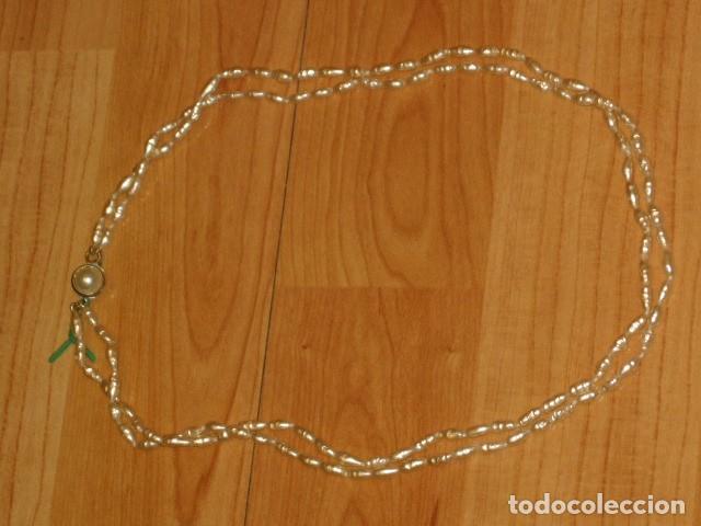 Joyeria: COLLAR DE PERLAS DE RIO DOBLE,A&Ntilde;OS 70. - Foto 7
