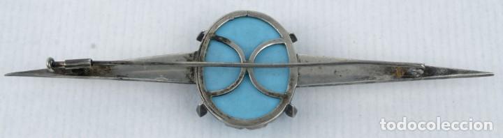 Joyeria: Broche en plata con relieve de fara&oacute;n en pasta - Foto 2