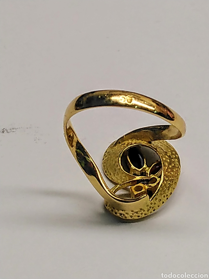 Joyeria: Anillo oro 18 kts. y granates. - Foto 3