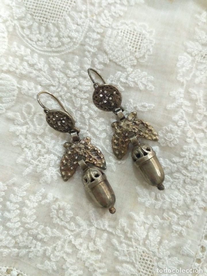 Joyeria: Pendientes de bellota. Indumentaria tradicional. - Foto 4