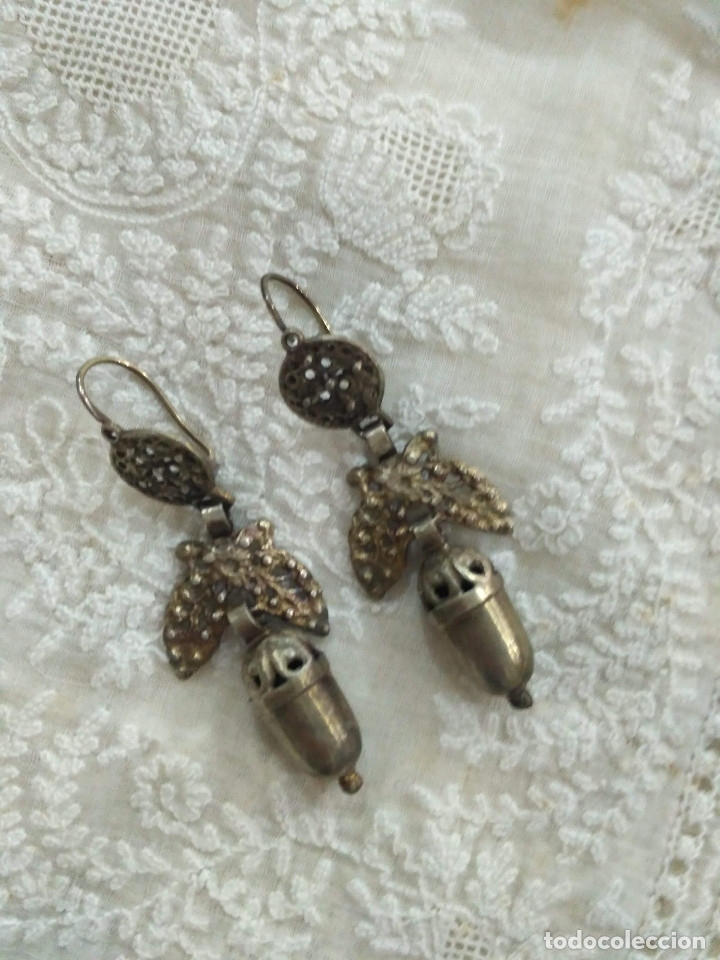 Joyeria: Pendientes de bellota. Indumentaria tradicional. - Foto 5
