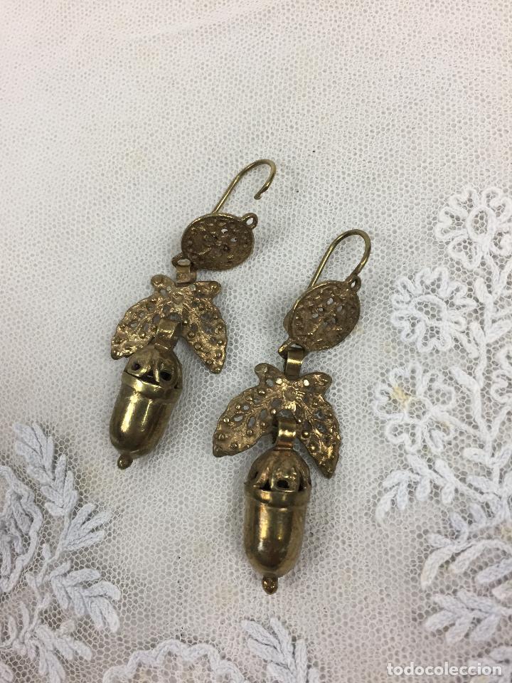 Joyeria: Pendientes de bellota. Indumentaria tradicional. - Foto 6