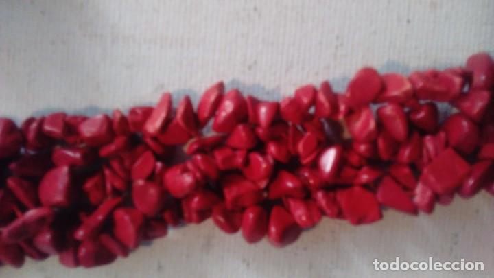 Joyeria: Conjunto de collar y pulsera de coral rojo - Foto 10