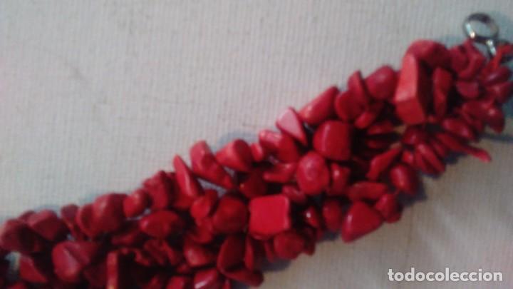 Joyeria: Conjunto de collar y pulsera de coral rojo - Foto 11