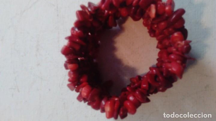 Joyeria: Conjunto de collar y pulsera de coral rojo - Foto 12