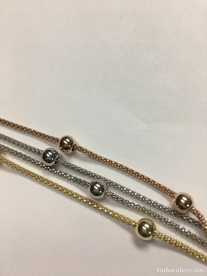 Joyeria: Pulsera de plata tricolor - Foto 2