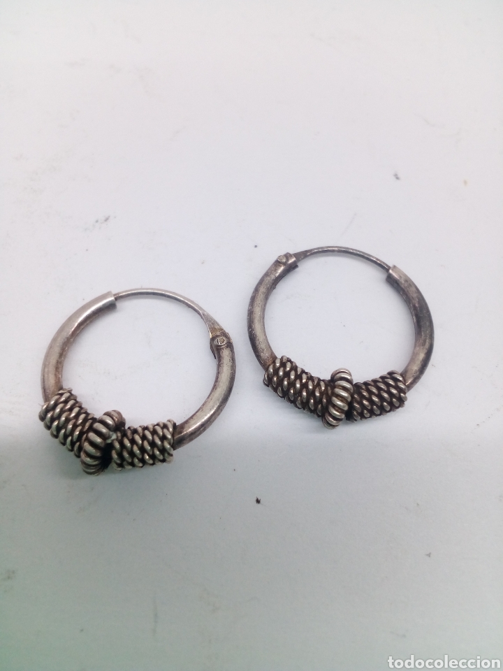 Joyeria: Pendientes aros de plata - Foto 1