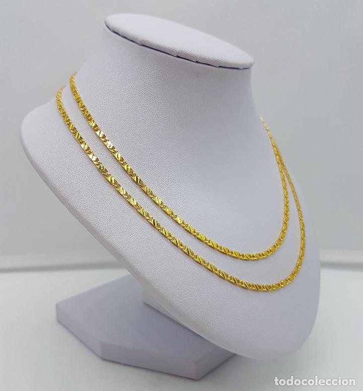 Joyeria: Collar vintage chapado en oro de 18k . - Foto 3 - 283265543