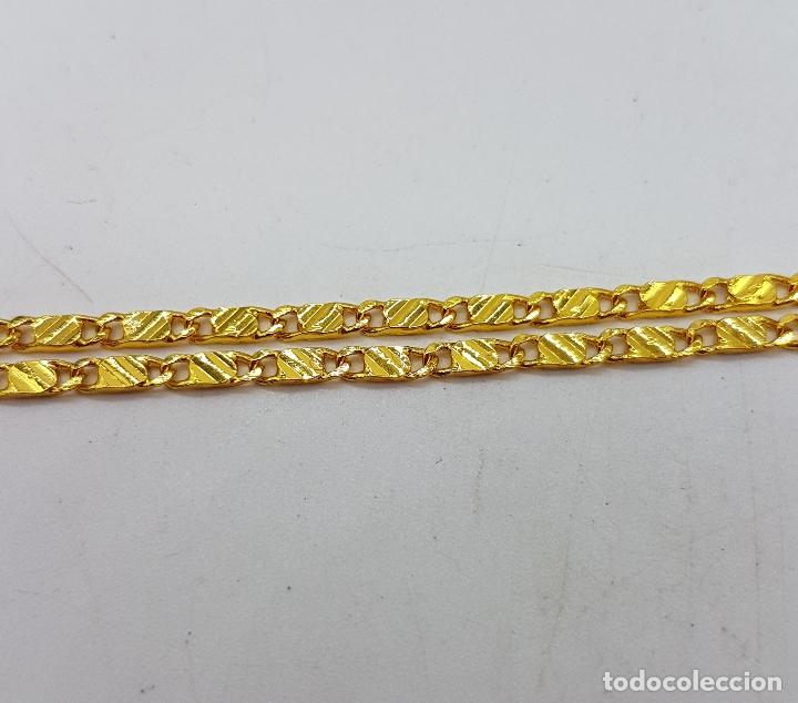 Joyeria: Collar vintage chapado en oro de 18k . - Foto 4 - 283265543
