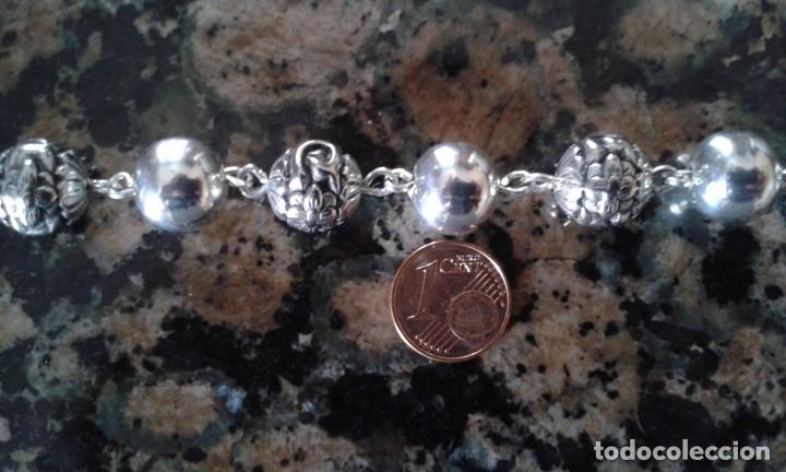 Joyeria: Pulsera de bolas de plata antiguas - Foto 1