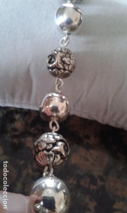 Joyeria: Pulsera de bolas de plata antiguas - Foto 4