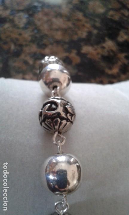 Joyeria: Pulsera de bolas de plata antiguas - Foto 6