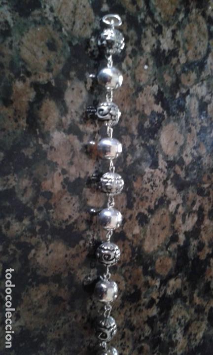 Joyeria: Pulsera de bolas de plata antiguas - Foto 7