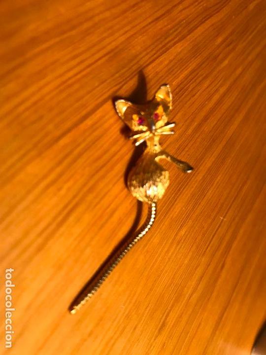 Joyeria: BROCHE: GATITO CON COLA ARTICULADA - Foto 1