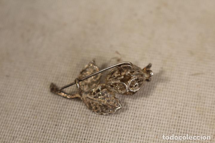 Joyeria: broche con granada en filigrana de plata - Foto 2