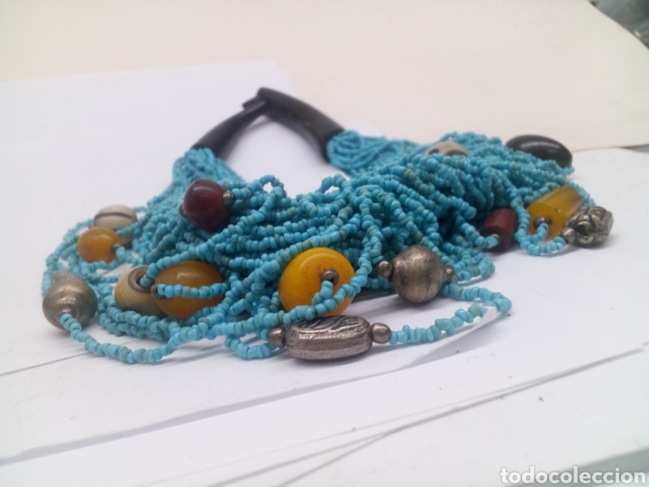 Joyeria: COLLAR DE TURQUESAS CON CIERRE DE MADERA DE EVANO - Foto 2
