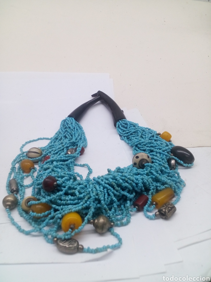 Joyeria: COLLAR DE TURQUESAS CON CIERRE DE MADERA DE EVANO - Foto 3
