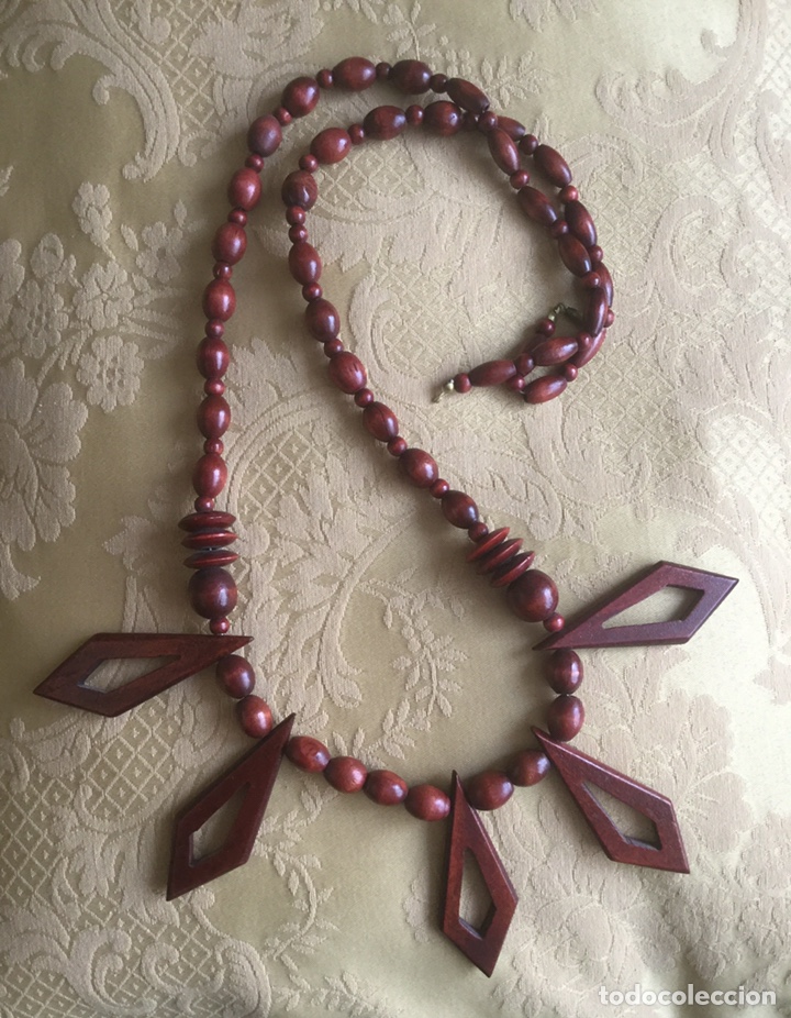 Joyeria: COLLAR DE MADERA NOBLE VINTAGE - Foto 2