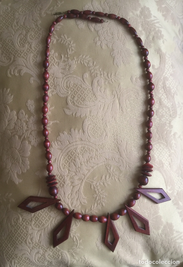 Joyeria: COLLAR DE MADERA NOBLE VINTAGE - Foto 6