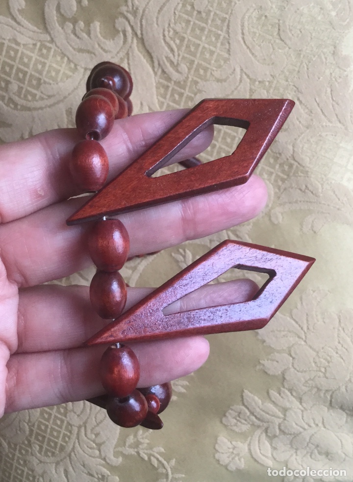 Joyeria: COLLAR DE MADERA NOBLE VINTAGE - Foto 9