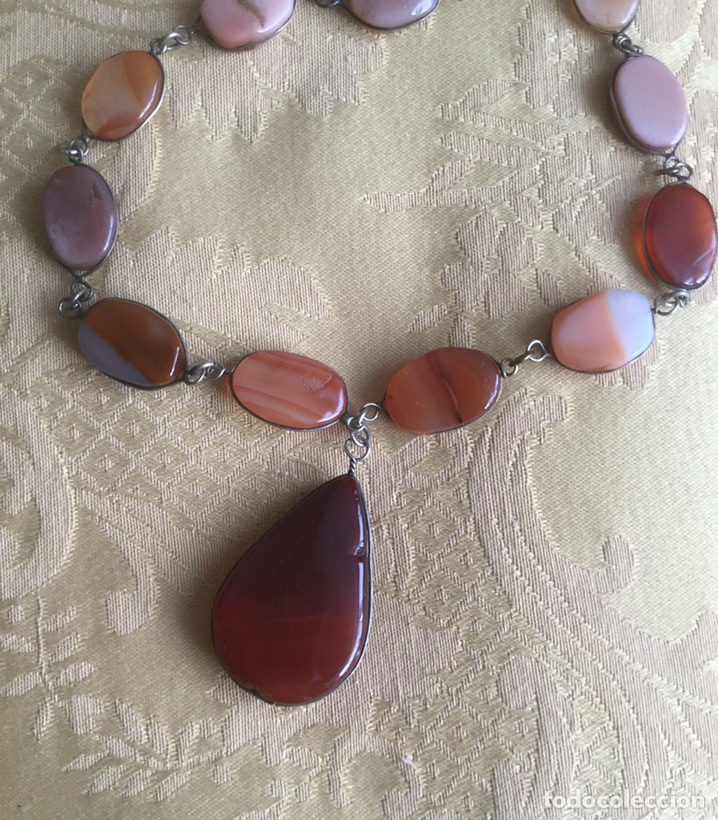 Joyeria: COLLAR VINTAGE DE AGATAS NATURALES - Foto 2