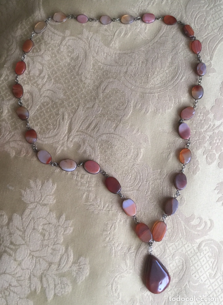 Joyeria: COLLAR VINTAGE DE AGATAS NATURALES - Foto 3