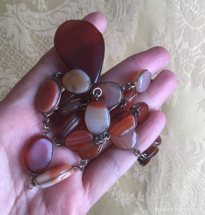 Joyeria: COLLAR VINTAGE DE AGATAS NATURALES - Foto 4