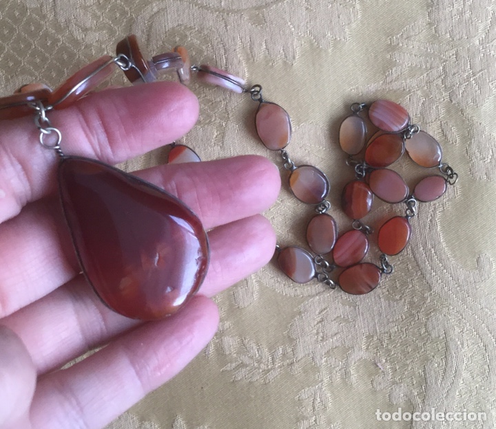 Joyeria: COLLAR VINTAGE DE AGATAS NATURALES - Foto 5