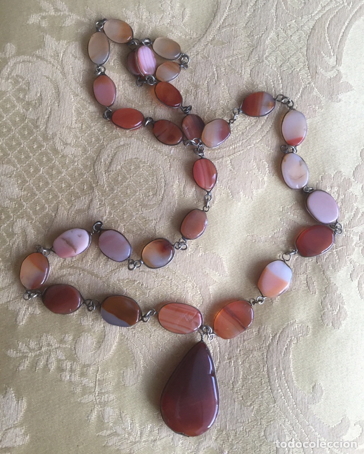 Joyeria: COLLAR VINTAGE DE AGATAS NATURALES - Foto 6