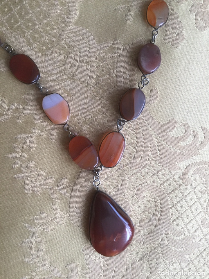 Joyeria: COLLAR VINTAGE DE AGATAS NATURALES - Foto 7