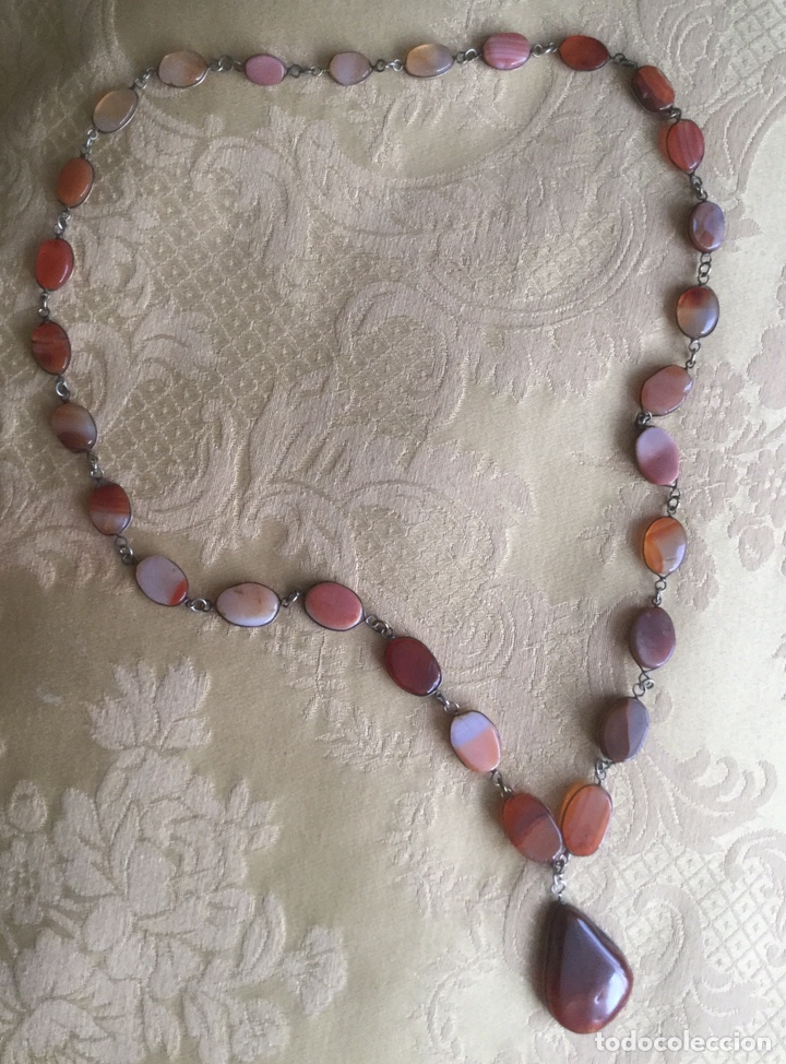 Joyeria: COLLAR VINTAGE DE AGATAS NATURALES - Foto 8