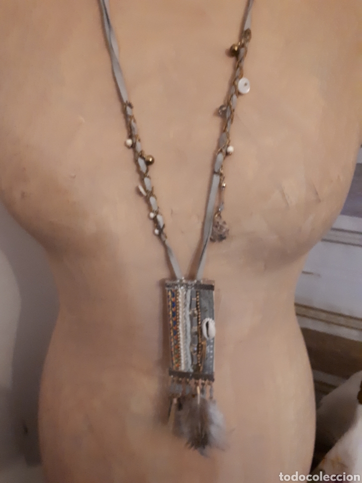 Joyeria: Collar largo cord&oacute;n plano ante - Foto 1