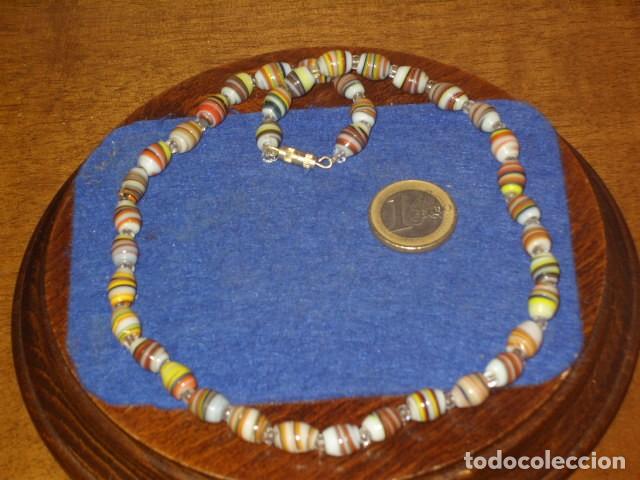 Joyeria: COLLAR DE CRISTAL DE MURANO.VINTAGE. - Foto 2