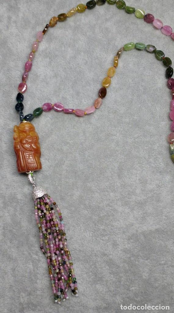 Joyeria: COLLAR DE TURMALINAS Y JADE. - Foto 2