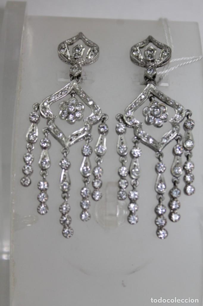 Joyeria: Pendientes plata con circonitas + - Foto 1