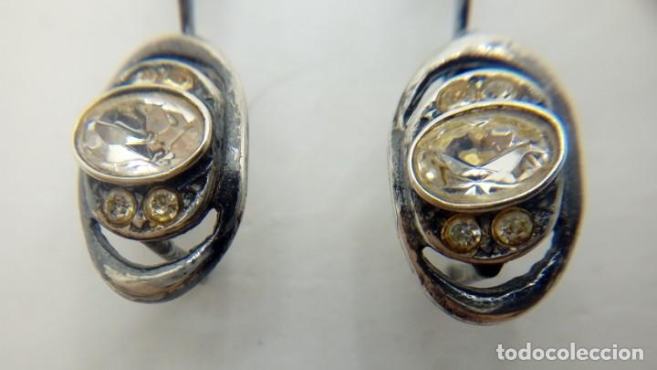 Joyeria: CONJUNTO DE ANILLO Y PENDIENTES PLATA CON CIRCONITAS - Foto 5