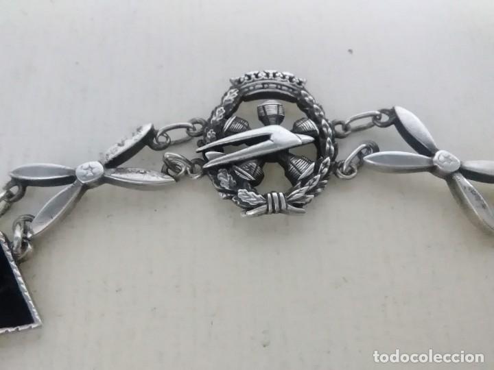 Joyeria: Pulsera de plata 925 y esmaltes del  ejercito del aire - Foto 4