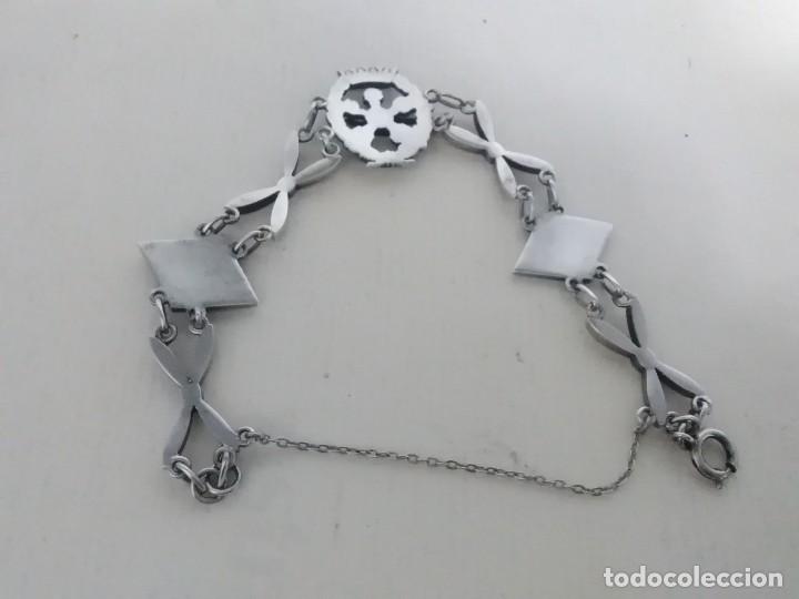 Joyeria: Pulsera de plata 925 y esmaltes del  ejercito del aire - Foto 5