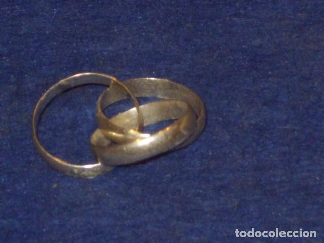 Joyeria: ANILLO DE PLATA ENTRELAZADO. - Foto 1