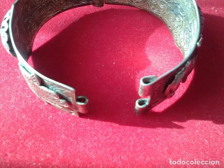 Joyeria: Bonito brazalete plateado de estilo &aacute;rabe - Foto 3