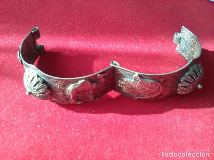 Joyeria: Bonito brazalete plateado de estilo &aacute;rabe - Foto 5