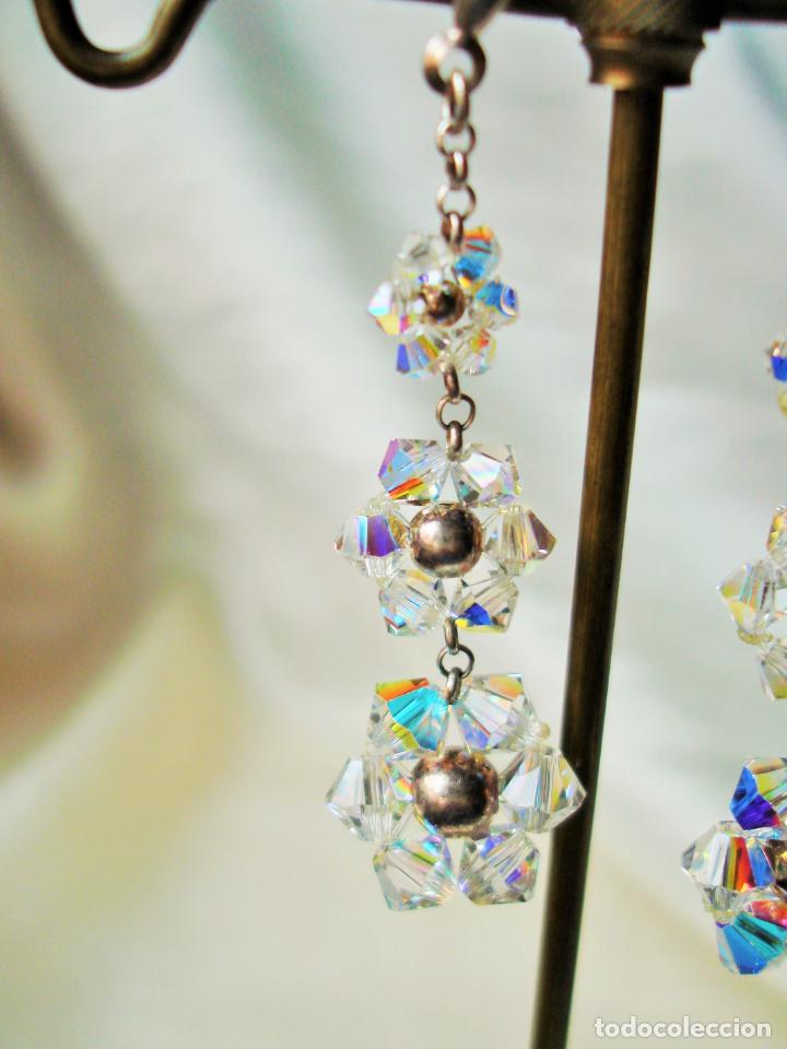 Joyeria: PENDIENTES DE PLATA VINTAGE Y FLORES - Foto 3